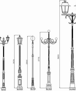 STALPI DE ILUMINAT TIP K